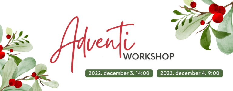 Adventi workshop a Varázsvölgyben december 3-án és december 4-én